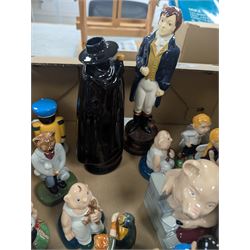 Wade figures, including Punch, RIP Judy, House of Brick, etc