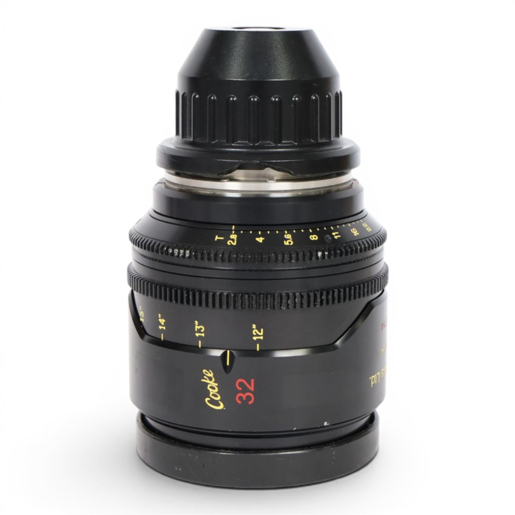 Cooke Mini S4/i 32mm T2.8 prime lens with PL mount, serial no. 8032-0714, with front and back lens caps