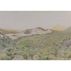 English School (20th Century): 'View Over the Golf Course Between Kalk Bay (Cape Peninsula...