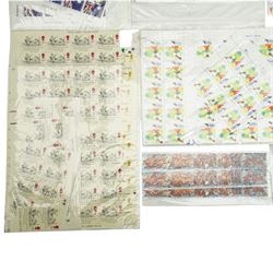 Queen Elizabeth II mint decimal stamps, from 1988 with 'The Australian Bicentenary', 'Edward Lear', 'Christmas' etc, face value of usable postage approximately 550 GBP
