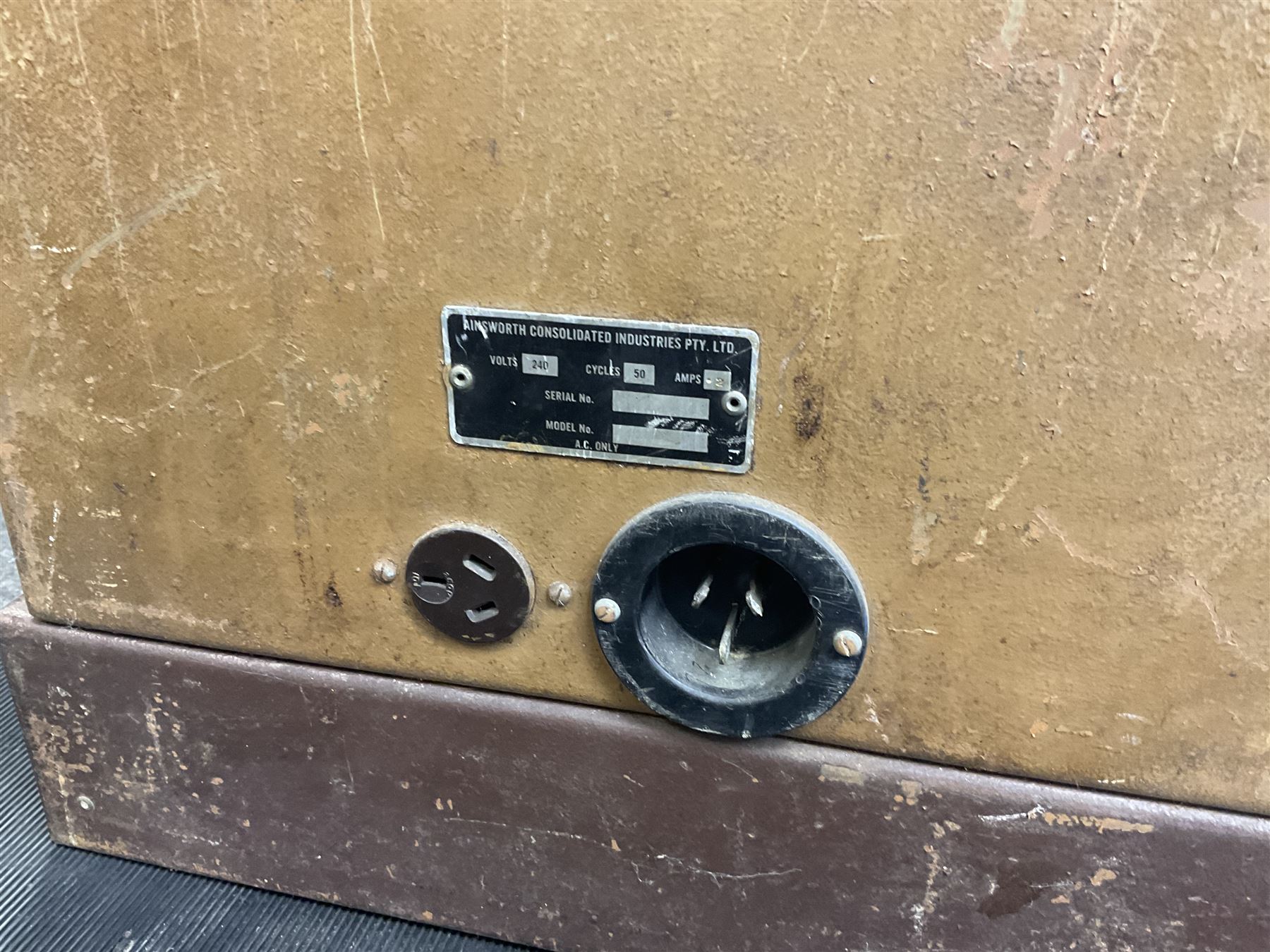 Aristocrat Nevada Lucky Strike one-armed bandit arcade machine, circa 1964, light-up display in aluminium and stainless steel case, with keys, H72cm 