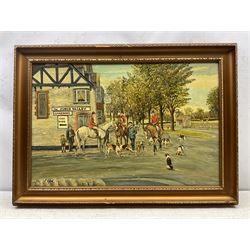 Stanley Clark (Scarborough 1908-1970): 'Ye Old Forge Valley Inn' - West Ayton near Scarborough, oil on canvas signed 50cm x 75cm