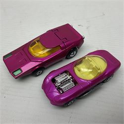 Matchbox 1-75 Series ex-shop stock - eight models comprising 30d Beach Buggy, 32d Maserati Bora, 34d Formula 1 Racing Car, 36d Hot Rod Draguar, 39d Clipper, 40d Vauxhall Gildsman, 41d Siva Spyder and 43d Dragon Wheels; all boxed (8)