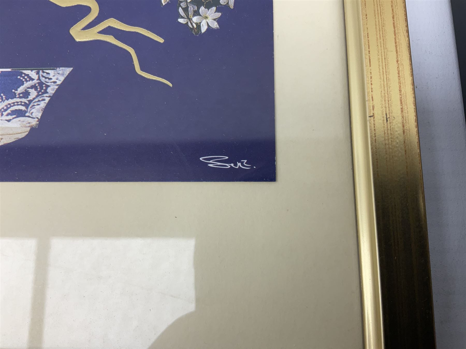 Mexican School (20th century): Birds of Paradise, pair Amate bark paintings together with four further pictures of birds max 31cm x 23cm (6)