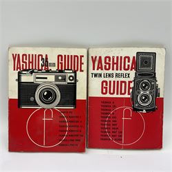 Yashica-Mat Copal MXV camera body, serial no 408717, with Yashinon 1;3.2 f=80mm' and Yashinon 1;3.5 f=80mm' lens serial no 460802, together with Yashica 635 Copal-MXV camera body serial 4080675 with Yashinon 1;3.5 f=80mm' lens serial no 229427 and 'Yashikor 1;3.5 f=80mm' lens serial no 228386