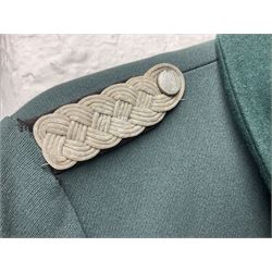 WW2 German Army M36 Major's tunic with leather belt