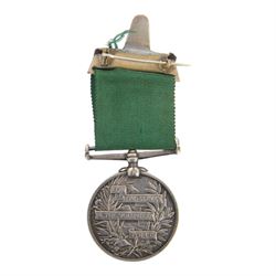 Queen Victoria Volunteer Force Long Service Medal, unnamed