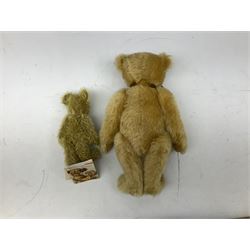 Two Steiff teddy bears comprising 2006 'Bear of the Year', limited edition with original dust bag and certificate, and 'Big Foot Bear' serial no. 002939, both with tags in ear