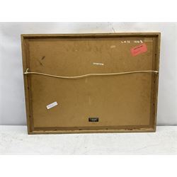 John Shapland (British 1865-1929): 'Lands End Cornwall', watercolour signed, inscribed on the mount 26cm x 44cm