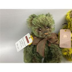 Two limited edition Charlie Bears, comprising Clothes Peg, 161/600, and Bean Sprout, 163/600, each designed by Isabelle Lee, from the Minimo Collection, both with tags 