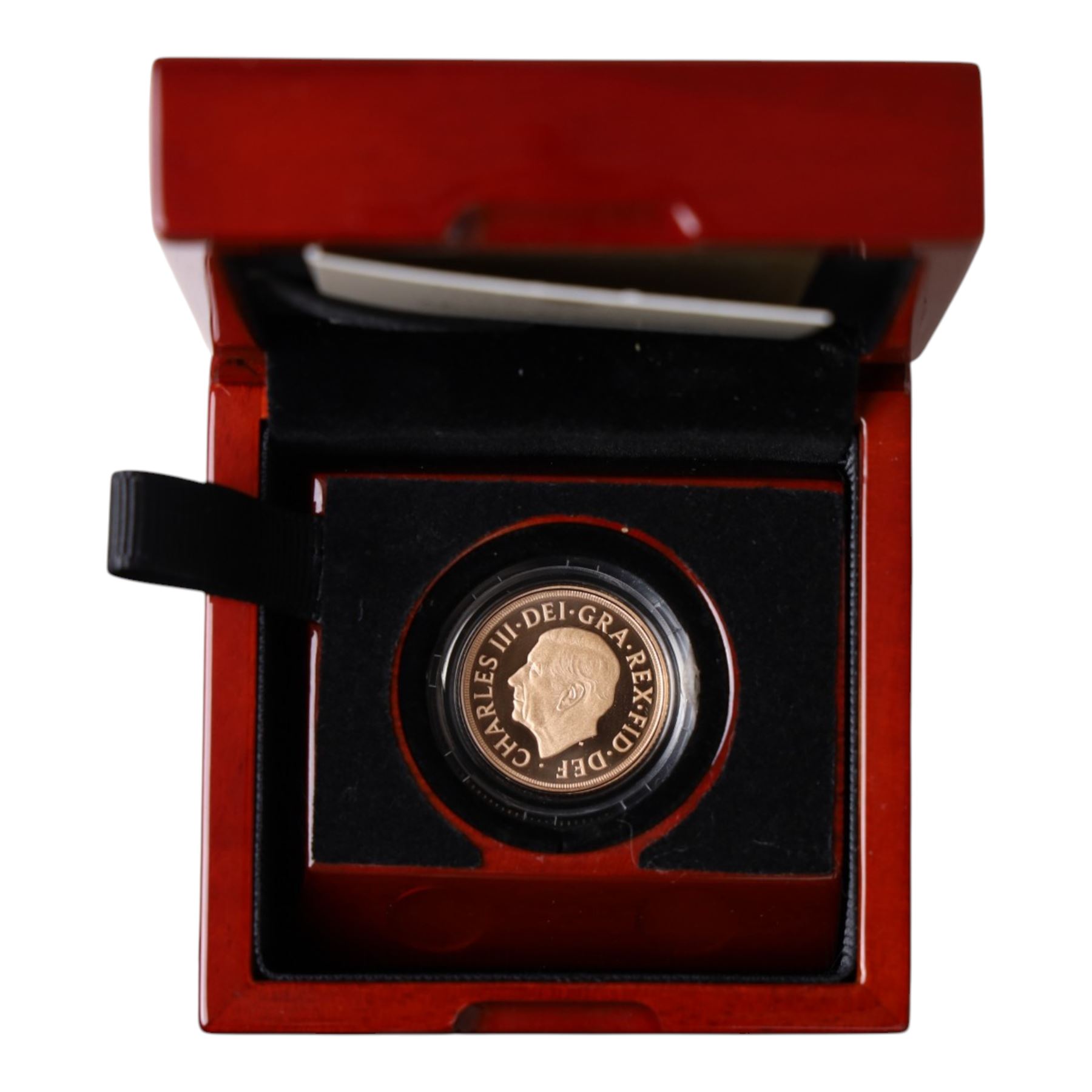 King Charles III 2022 'Queen Elizabeth II Memorial' gold proof full sovereign coin, cased and boxed with certificate