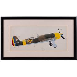 John Batchelor (British 1936-2019): Aircraft Studies, set of eleven gouaches variously signed and inscribed, max 35cm x 52cm (11)