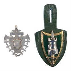 ERII RAF medal trio, Meritorious Service, Campaign Service, with Northern Island clasp, and Long Service, awarded to JJ Taylor (65082068) RAF together with AFCENT breast tab and police badges