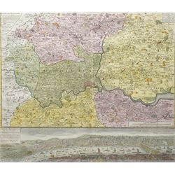 Homann Heirs (German Est.1702): London & Environs - 'Regionis quae est circa Londinum...',...