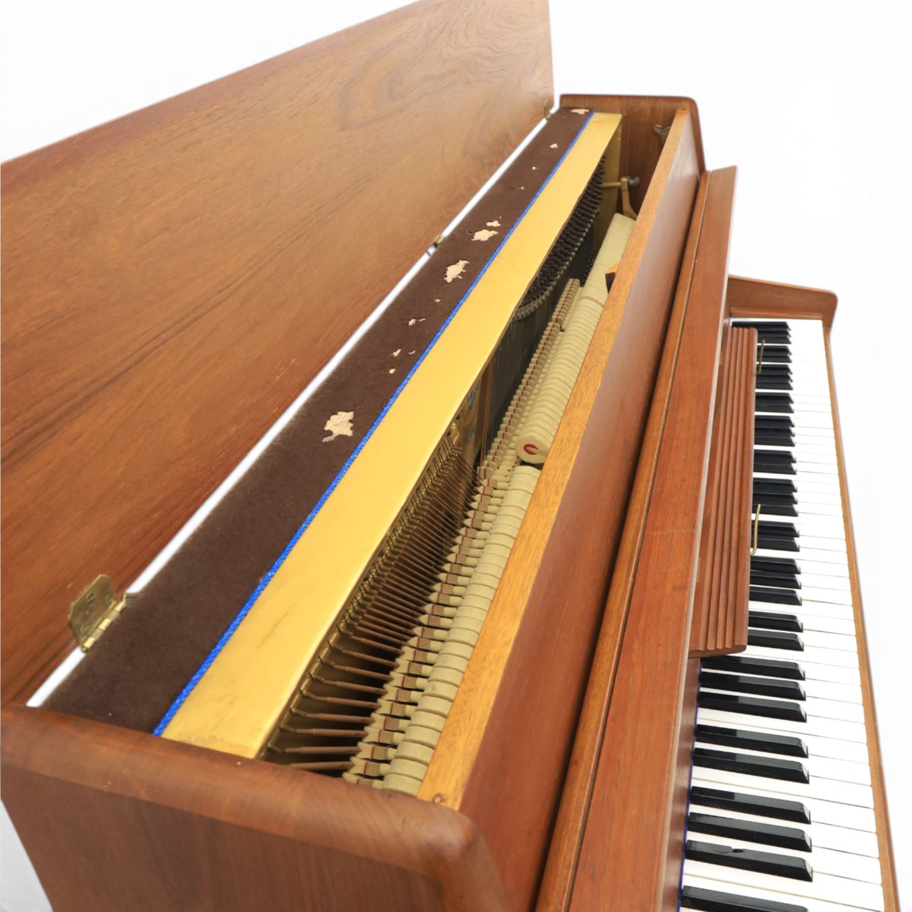 Welmar - 20th century teak upright piano