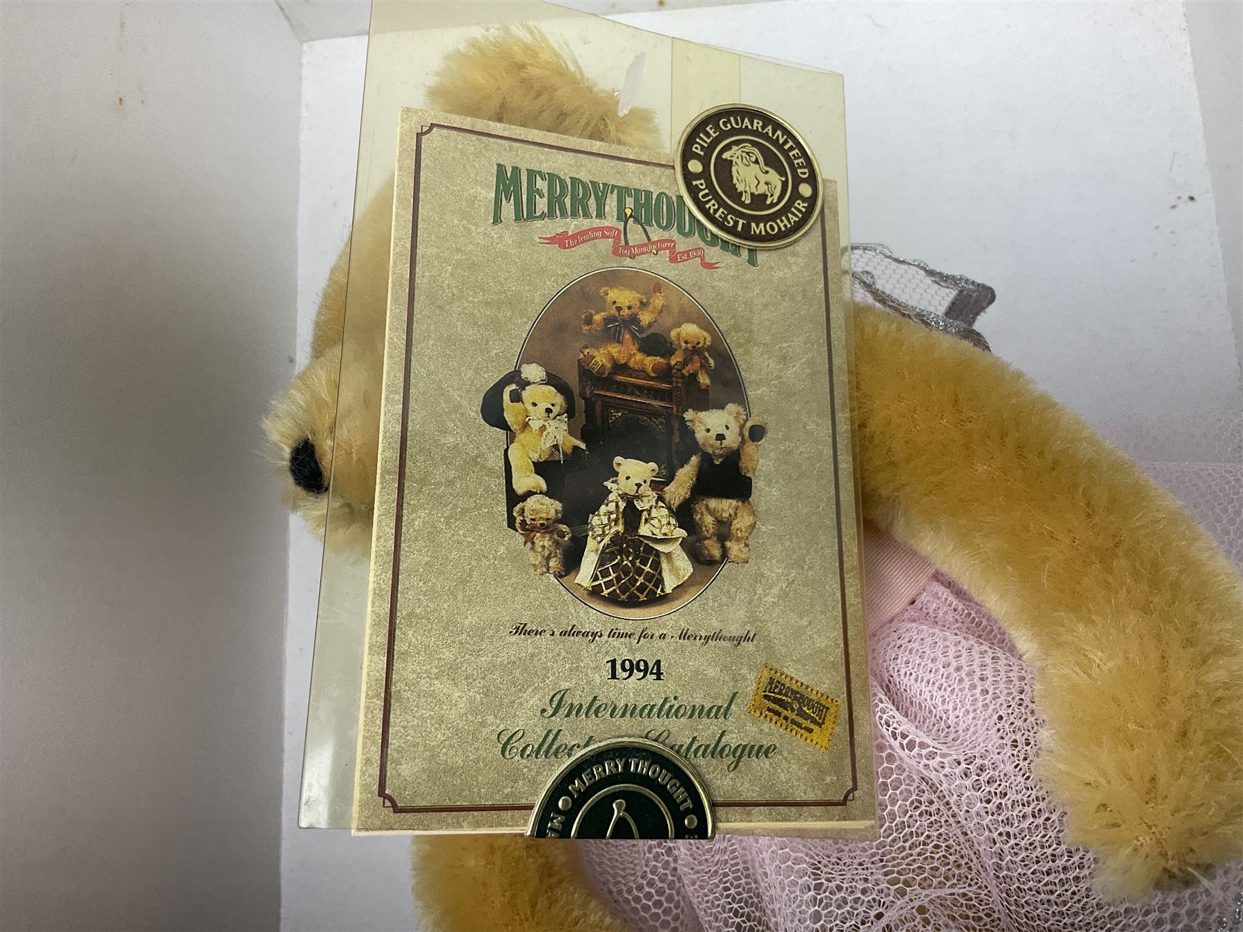 Limited edition Merrythought musical bear, Sugar Plum Fairy, no 228/1000, with tag and box 