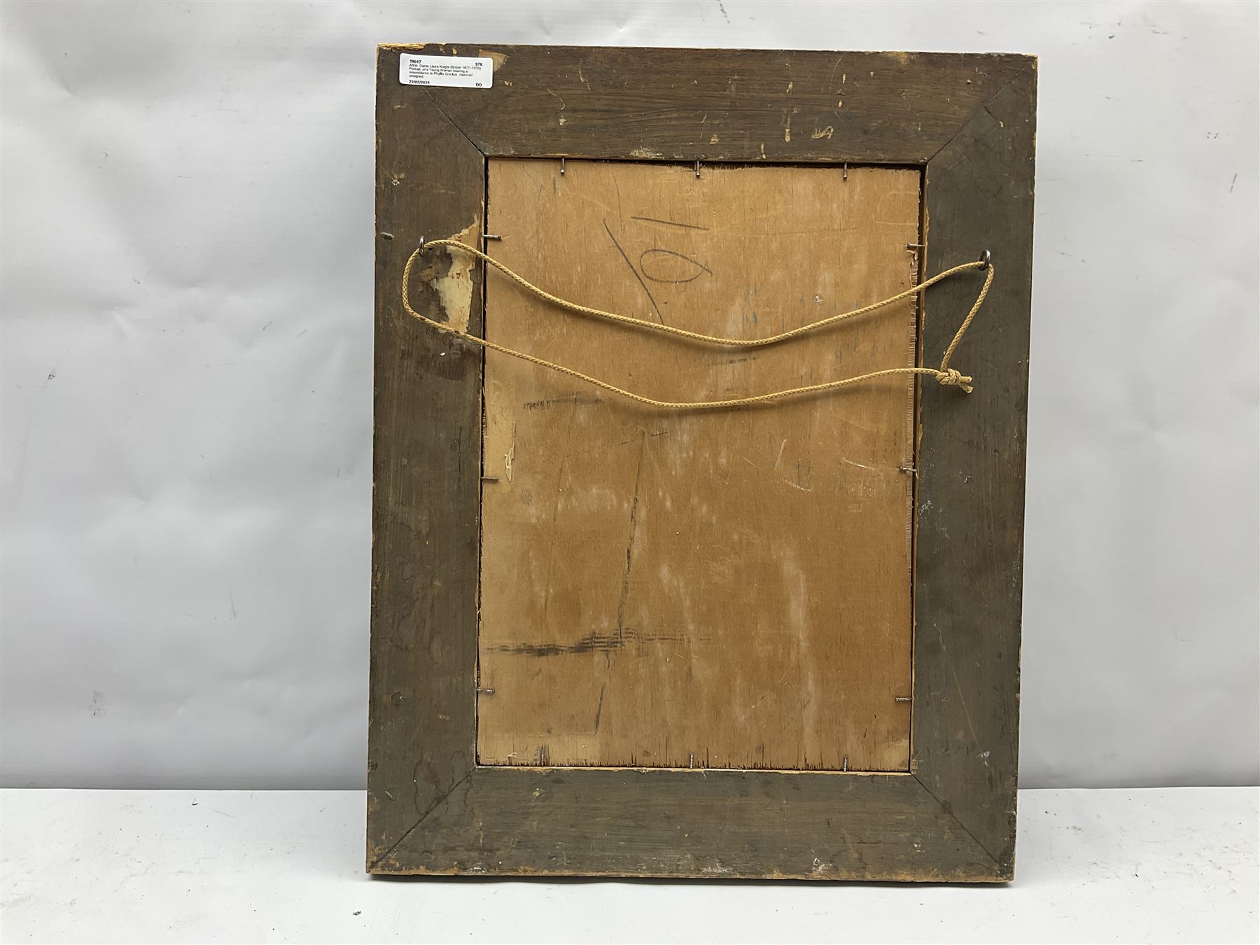 Attrib. Dame Laura Knight (British 1877-1970): Portrait of a Young Woman bearing a resemblance to Phyllis Crocker, charcoal unsigned 35cm x 25cm