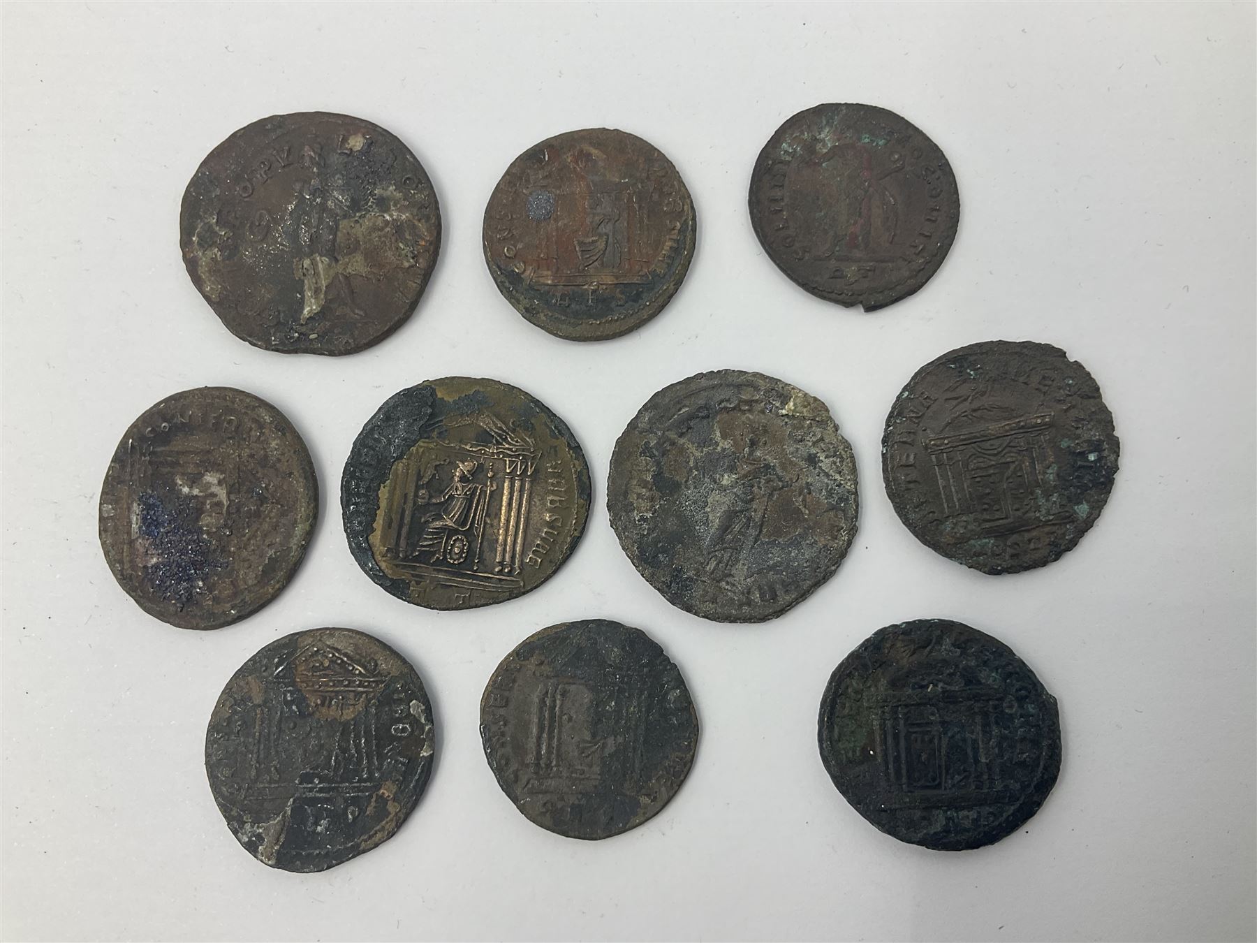 Roman Imperial Coinage, Constantine the Great, Maxentius, and further bronze folles circa 294-317AD, various mints (50)