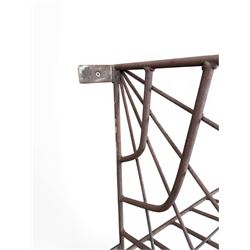 Large country stables wrought iron hay rack