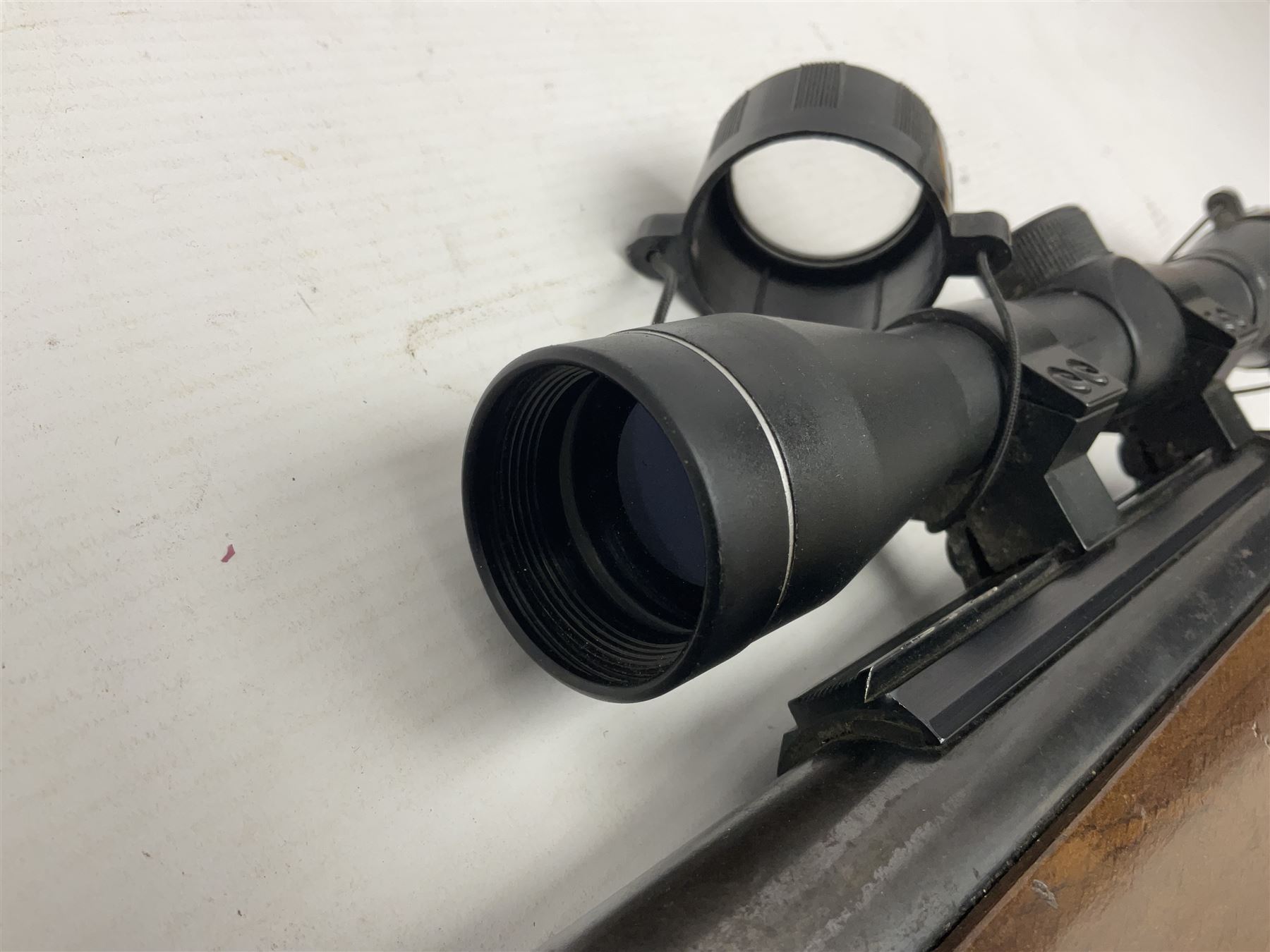 BSA .22 air rifle with under-lever action, the 51cm (20