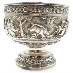  Indian silver pedestal bowl (no marks) diameter 11.5cm approx 10oz  