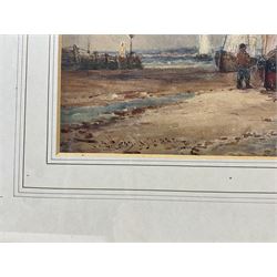 Thomas Bush Hardy RA RBA (British 1842-1897): 'On the Somme - Picardy', watercolour signed titled and dated 1897, 21cm x 70cm