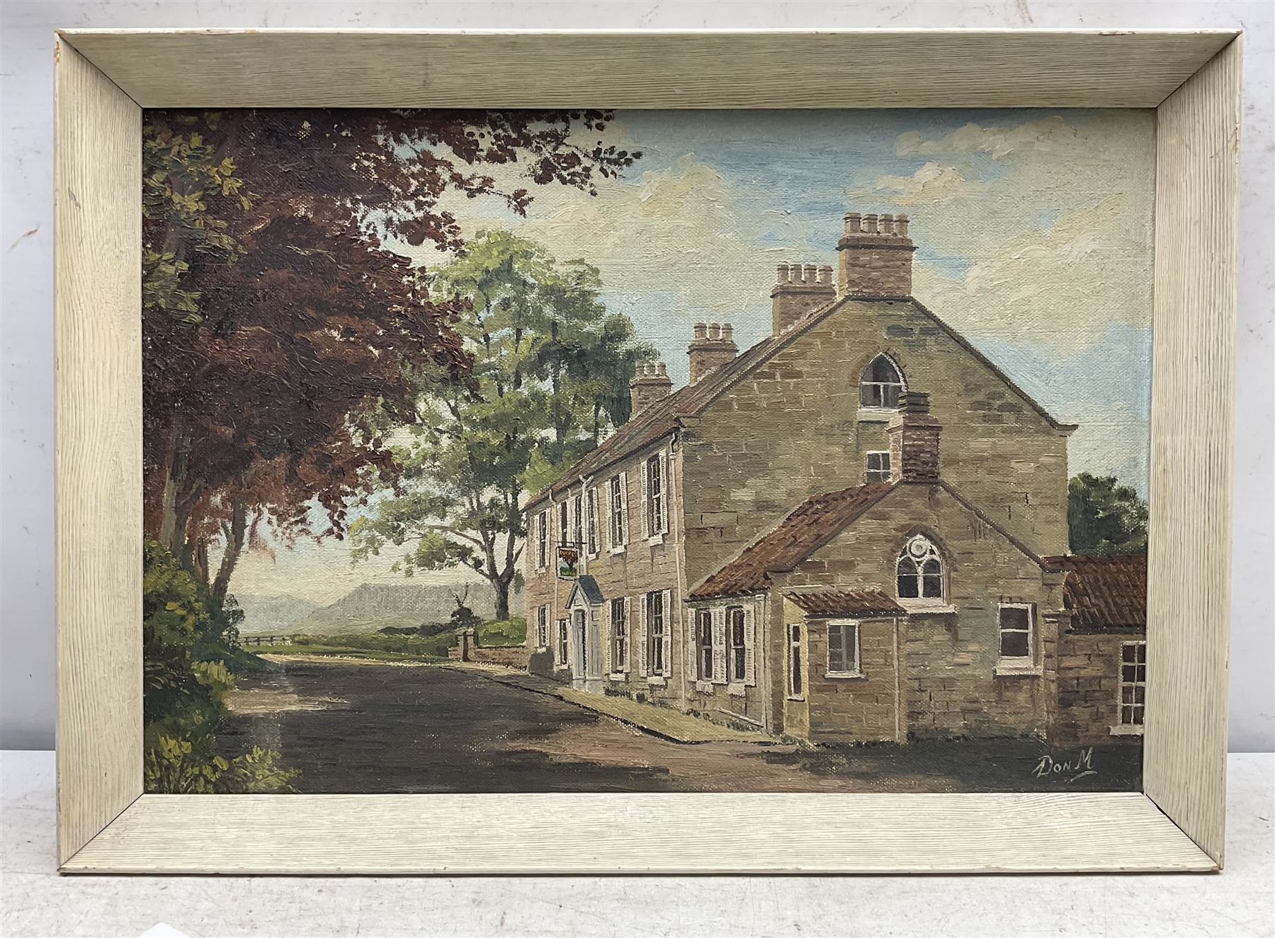 Don Micklethwaite (British 1936-): The Everley Hotel - Hackness, oil on board signed, titled verso 41cm x 60cm