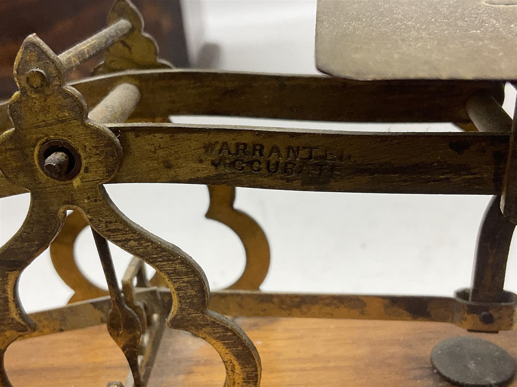 Set of Pharmaceutical scales, marked 'The Holborn Surgical Inst. co. Ltd London' together with two postal scales and to cased sets of dentist burs 