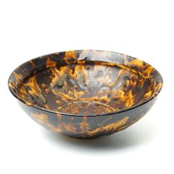 Chinese Jizhou bowl, of Song dynasty style, covered overall with finely crackled rust-brow...