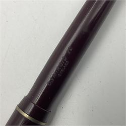 Collection of ball point and fountain pens, to include Burnham no 44, Ester Brook, Miles Martin etc  