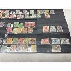 Australian stamps with various Kangaroo issues including used two pounds, King George V Silver Jubilee and other issues etc, housed on stockcards 