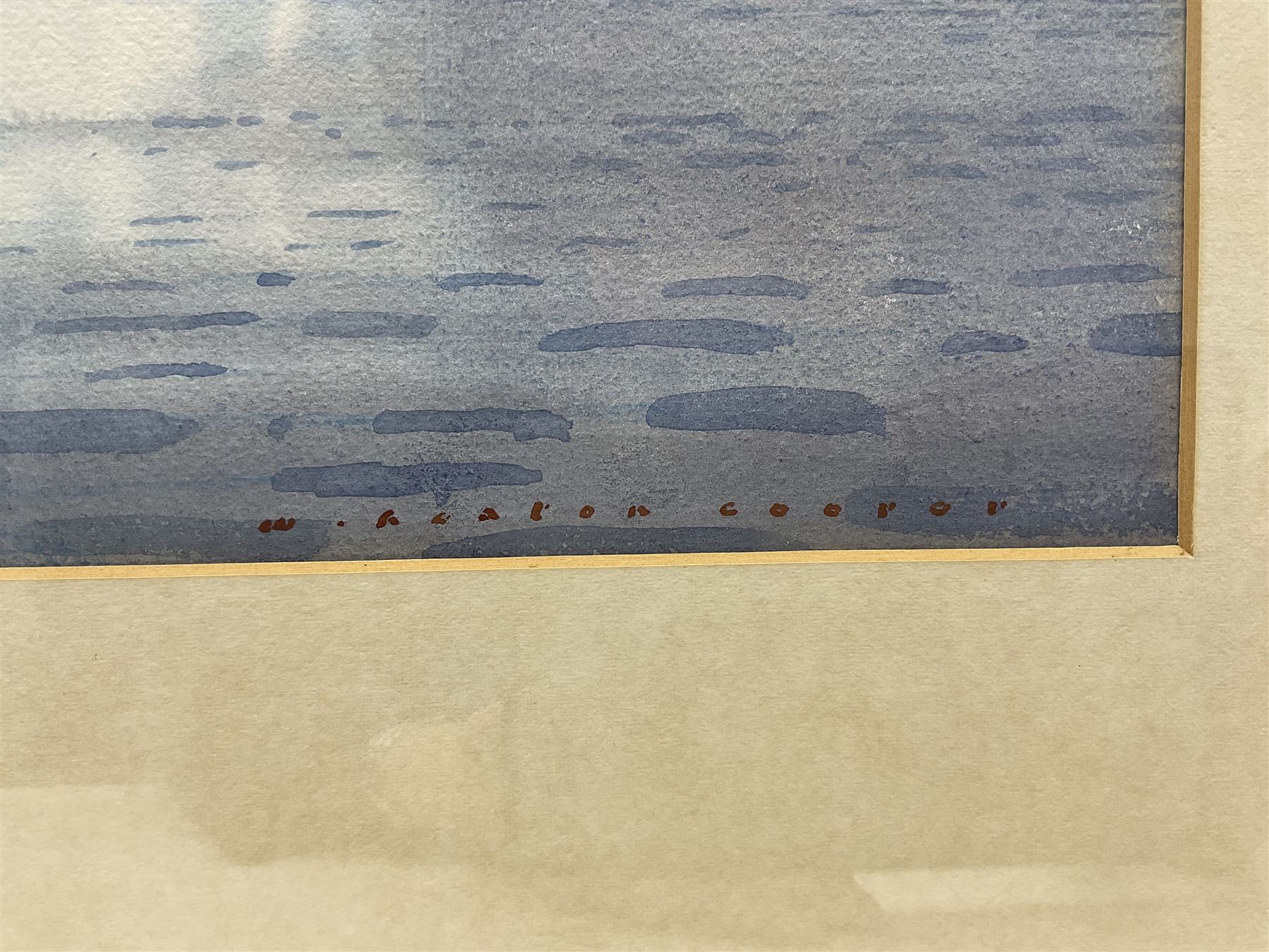 William Heaton Cooper RI (British 1903-1995): Derwentwater, watercolour signed 38cm x 54cm