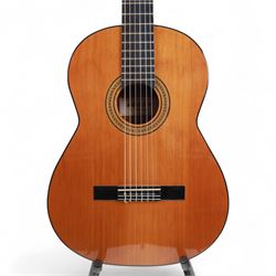 Admira Malaga classical guitar, in fitted hard case with black plush interior, guitar L100cm