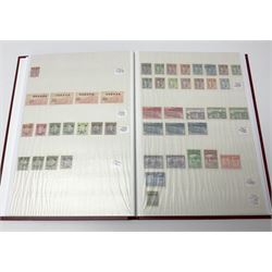 Mostly Chinese stamps in one stockbook, including examples from the late 1890s onwards, a mixture of mint and used 