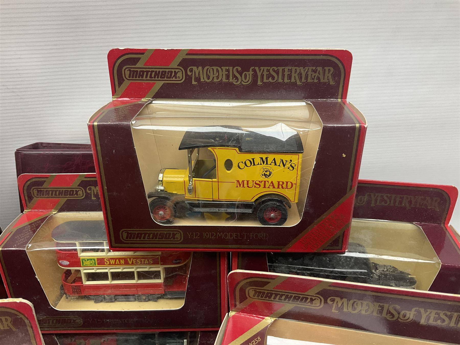 Matchbox - approximately sixty Models of Yesteryear to include special edition 1820 Passenger Coach and Horses, limited editions 1894 Aveling-Porter Steam Roller, 1829 Stephensons Rocket and 1905 Fowler Showman’s Engine; older models from the 1970s such as Y-1 1911 Model ‘T’ Ford, and a large quantity of modern models with reference materials in folder; mostly boxed 