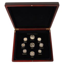 'The Royal House of Windsor' and 'Changing Face of Britain's Coinage' coin collections, issued by The London Mint Office, cased with certificates