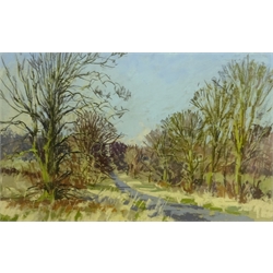  Angus Rands (British 1922-1985): 'Near Castle Howard', pastel signed, dated 4-1-83 verso 40cm x 63cm  DDS - Artist's resale rights may apply to this lot   