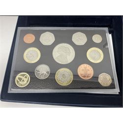 Five The Royal Mint United Kingdom proof coin sets, dated 2006, 2007, 2008, 2010 and 2011, all cased with certificates