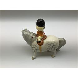 John Beswick  'Learner Rider' figure by Norman Thelwell