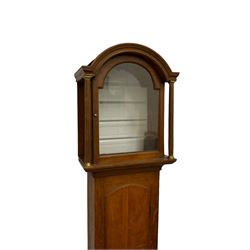 Empty 19th century oak longcase