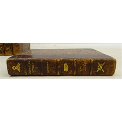  Sir Walter Scott, The Waverley Novels in twenty-two volumes, half tan calf with marbled boards and gilt spines, pub. Adam & Charles Black, Edinburgh 1879 (25)  