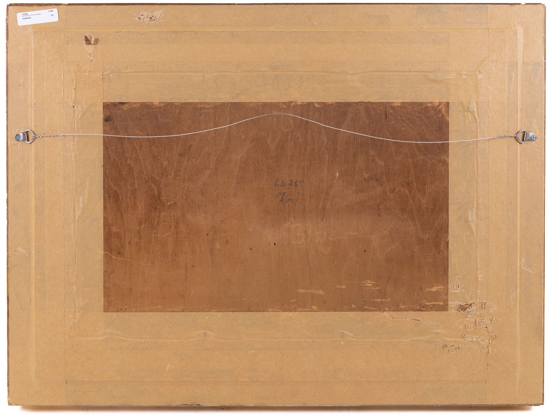 William Lee Hankey (British 1869-1952): 'On the Thames at Isleworth', watercolour signed and dated '98, titled on the mount 33cm x 51cm