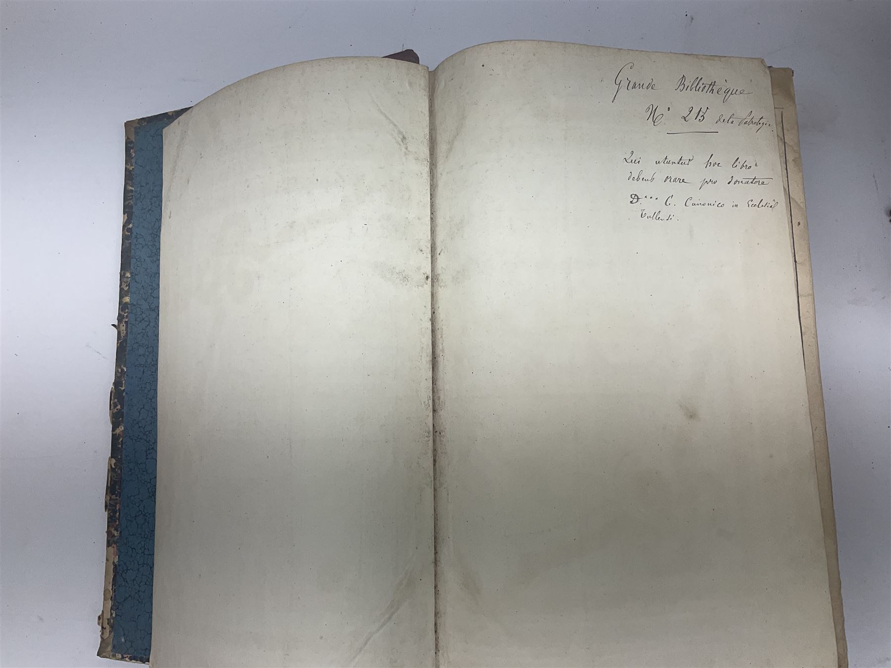 Sancti Gregorii Magni Papae Primi Opera , Sixti V Pont Max Iussu .... 1640 Paris. Two volumes in one with engraved galleon to each title page; R.P. Joan. Stephani Menochij Doctoris Theologi E Societate Jesu .... Editio Novissima .... Tomus Primus. 1683 Lugduni Francisci Comba; and two other similar leather bound folio volumes lacking title pages (4)