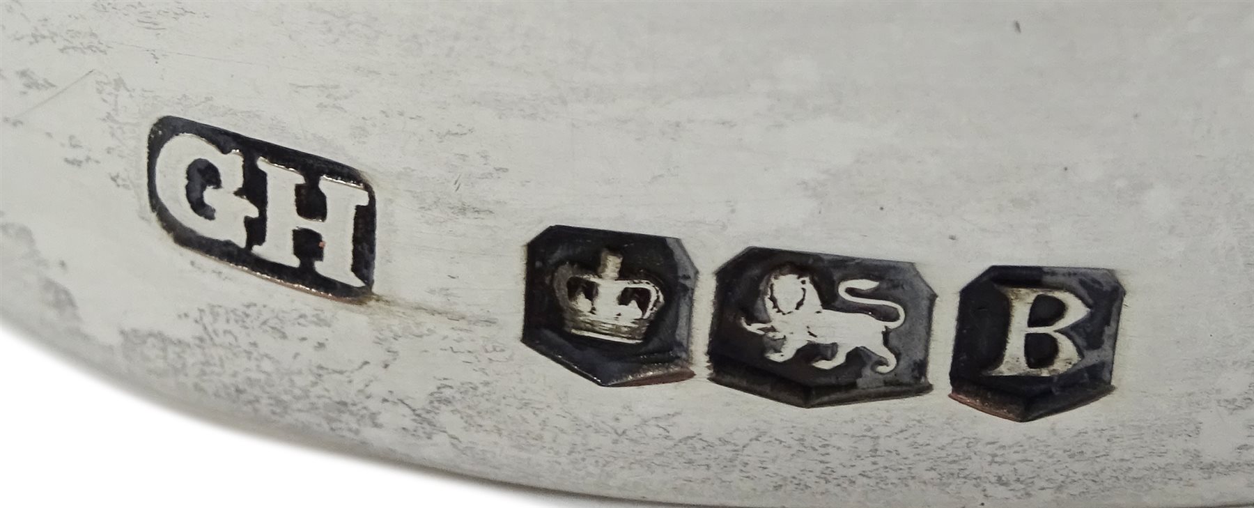 Silver christening spoon and pusher set by Arthur Price & Co Ltd