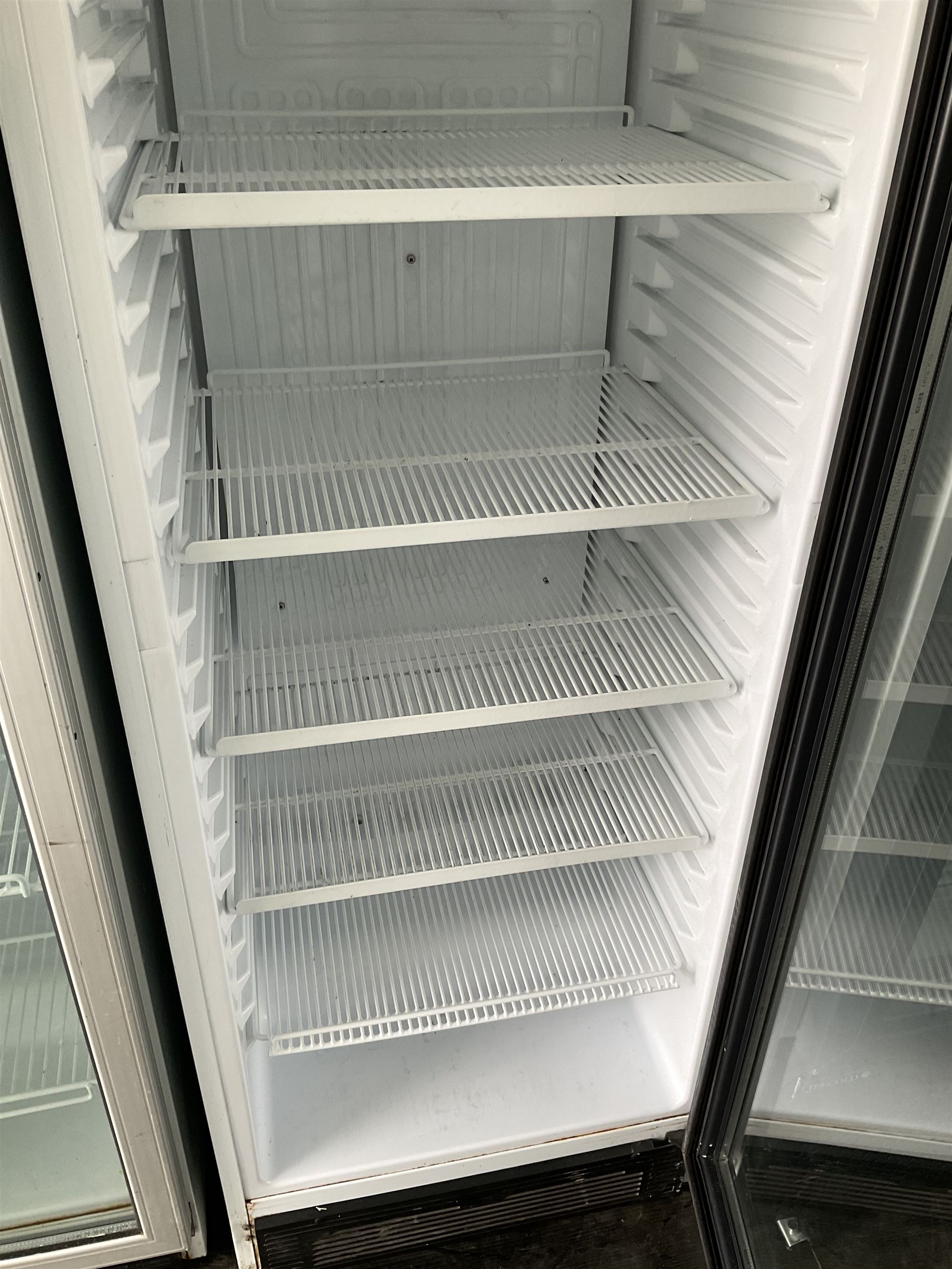 Interlevin SC381 left handle glass door fridge - THIS LOT IS TO BE COLLECTED BY APPOINTMENT FROM DUGGLEBY STORAGE, GREAT HILL, EASTFIELD, SCARBOROUGH, YO11 3TX