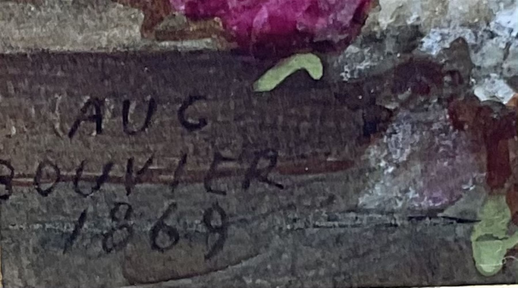 Augustus Jules Bouvier (British 1825-1881):Young Lady with Love Birds on a Mediterranean Balcony, watercolour signed and dated 1869, 39cm x 47cm