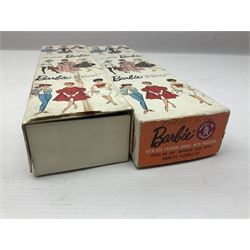 Two 1960s Mattel Barbie fashion dolls - 'Ski Queen' and 'Career Girl'; each in original decorative box with paperwork; and a quantity of Mattel and other fashion doll clothing