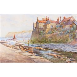 John Wynne Williams (British fl.1900-1920): Staithes Beck, watercolour signed 17cm x 27cm