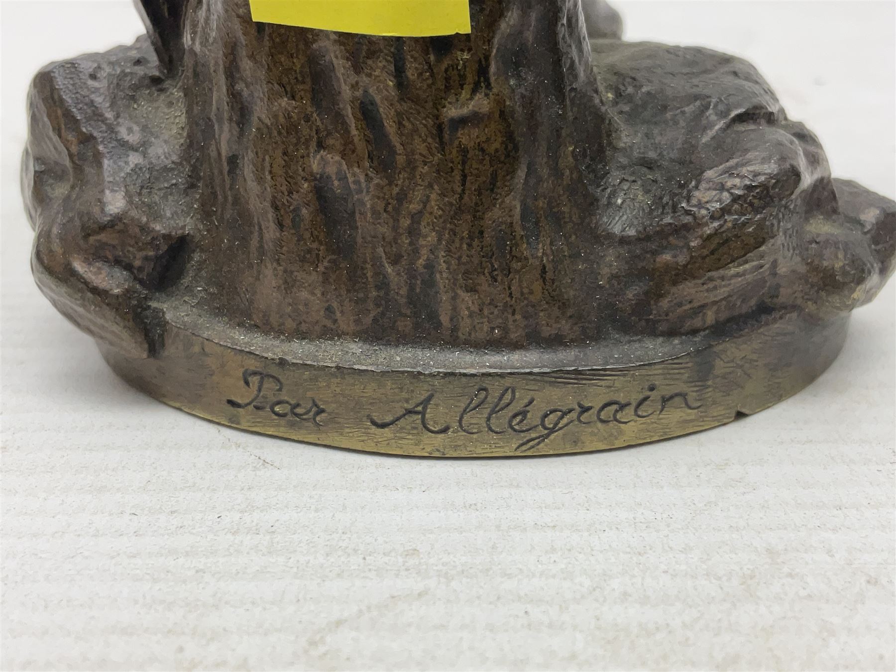 After Christophe Gabriel Allegrain, bronzed figure Venus in the Bath, H24cm