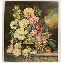 Frank Lonsdale (Scarborough 20th Century): Floral Still Lifes, pair oils on canvas board signed and dated 1970 and 1968, 72cm x 63cm (unframed) (2)